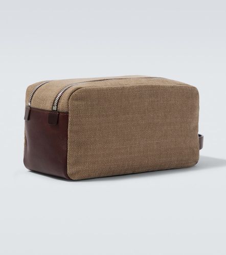 Trousse de toilette à finitions en cuir - Brunello Cucinelli - Modalova