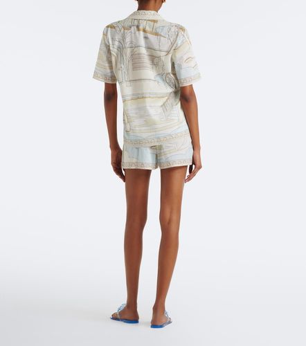 Short en coton à imprimé - Tory Burch - Modalova