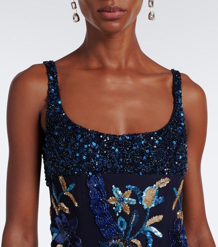 Là Fuori Robe longue à fleurs et ornements - La Fuori - Modalova