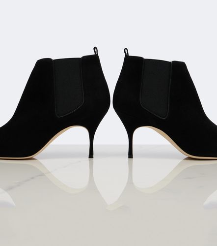 Bottines Dildi en daim - Manolo Blahnik - Modalova
