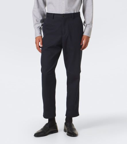 Pantalon fuselé en coton et laine - Brunello Cucinelli - Modalova