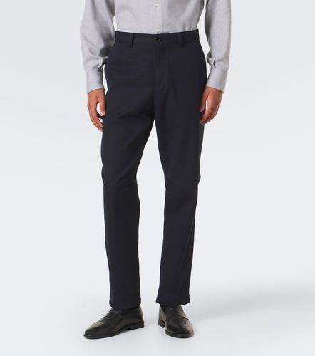 Pantalon fuselé en coton et laine - Brunello Cucinelli - Modalova