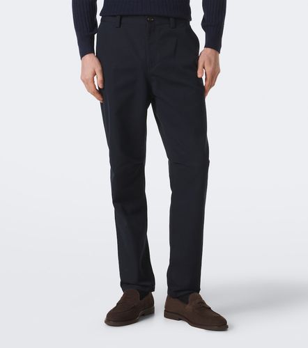 Pantalon fuselé en coton et laine - Brunello Cucinelli - Modalova