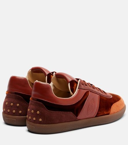 Baskets Tabs en velours et cuir - Tod's - Modalova