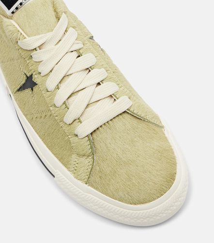 X Converse – Baskets DRKSHDW One Star Pro Ox en cuir façon poulain - Rick Owens - Modalova