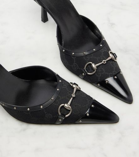 Escarpins Savoy Horsebit en toile GG - Gucci - Modalova