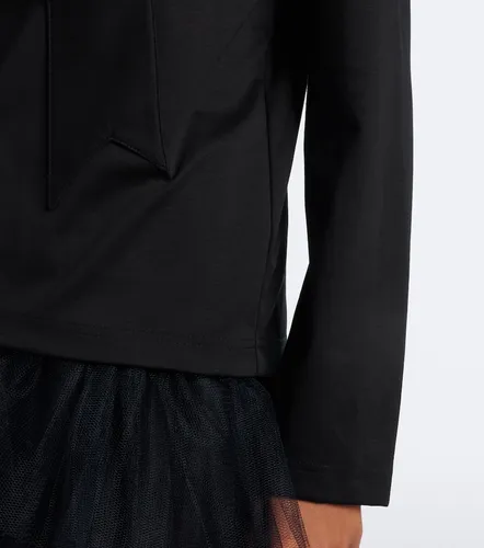 Kei Ninomiya Top en coton à nœud - Noir Kei Ninomiya - Modalova
