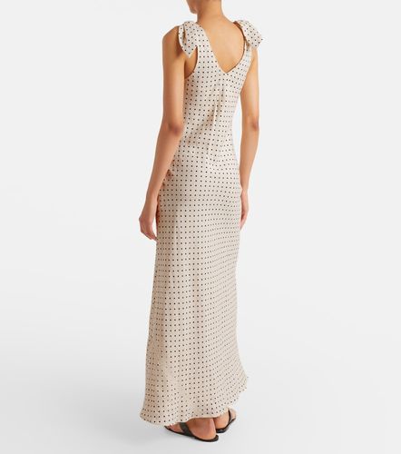 Robe Solana en lin à pois - Faithfull - Modalova