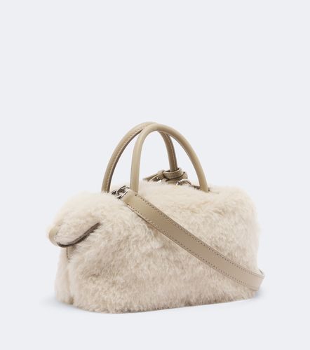 Sac à main Small en teddy et cuir - Max Mara - Modalova