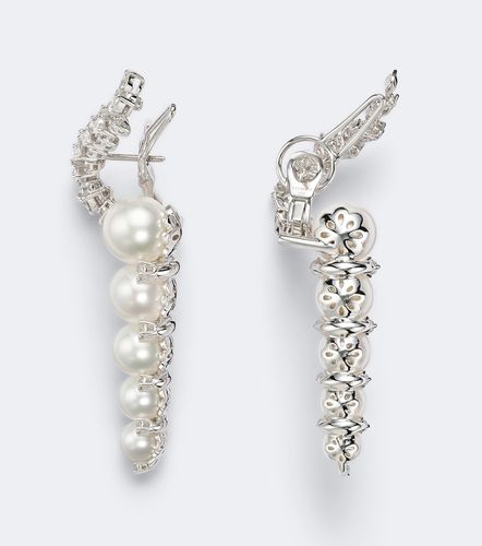 Boucles d'oreilles Pearlescent en or 18 ct, diamants et perles - Yeprem - Modalova
