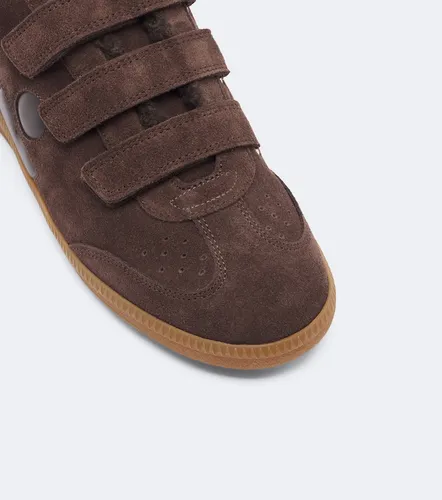 Baskets Beth en daim et shearling - Isabel Marant - Modalova