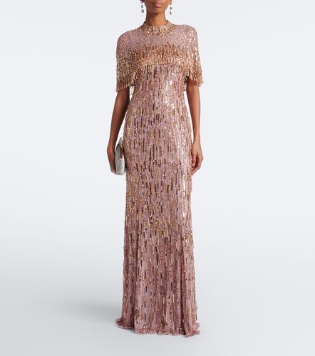 Robe longue Leia à ornements - Jenny Packham - Modalova