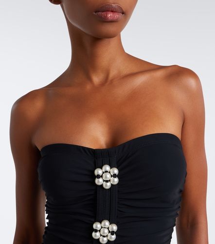 Maillot de bain bustier Maya à ornements - Karla Colletto - Modalova