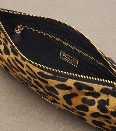 Sac Small en cuir façon poulain - Prada - Modalova
