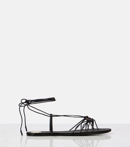 Sandales Babylone Cassandre en cuir - Saint Laurent - Modalova