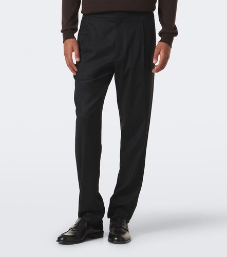 Pantalon en laine et cachemire - Lardini - Modalova