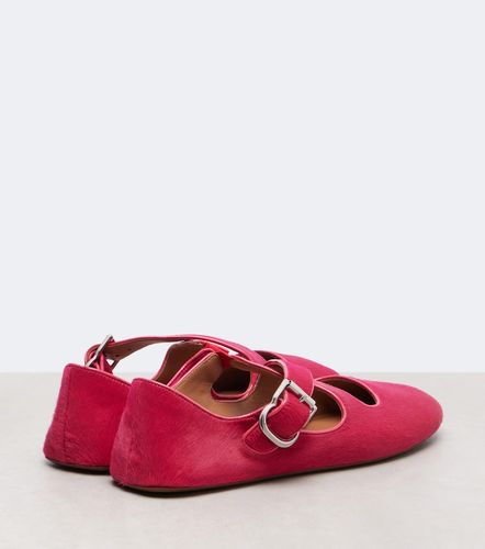 Alaïa Ballerines en cuir façon poulain - Alaia - Modalova