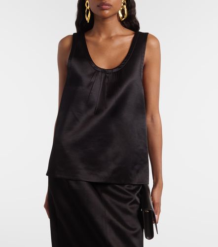 Top Cassandre en satin - Saint Laurent - Modalova