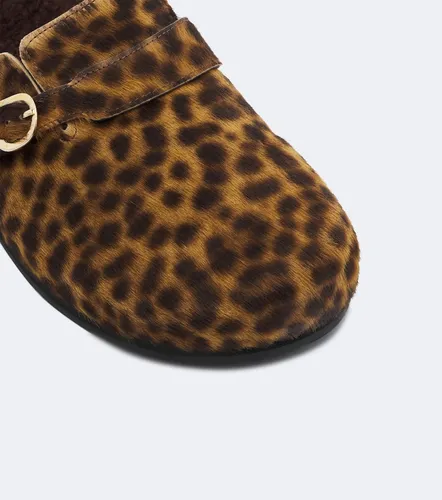 Mules Vasilitsa en cuir façon poulain - Ancient Greek Sandals - Modalova