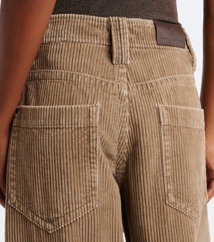 Pantalon droit en velours de coton - Brunello Cucinelli - Modalova