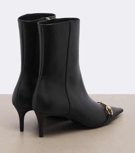 Bottines Donna Horsebit en cuir - Gucci - Modalova