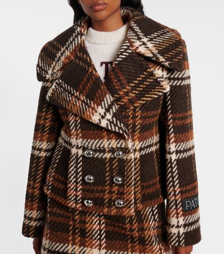 Veste en laine mélangée à carreaux - Patou - Modalova