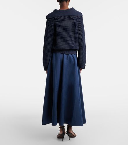 Jupe midi en coton mélangé - Brunello Cucinelli - Modalova
