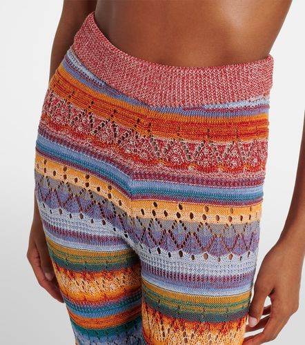 Pantalon évasé en coton à rayures - Etro - Modalova