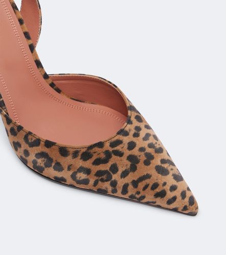 Escarpins slingback Holli en daim - Amina Muaddi - Modalova