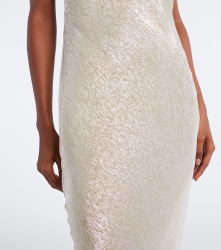 Robe longue en lamé de soie mélangée - Tom Ford - Modalova