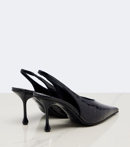 Escarpins slingback Isa en cuir façon croco - Jimmy Choo - Modalova