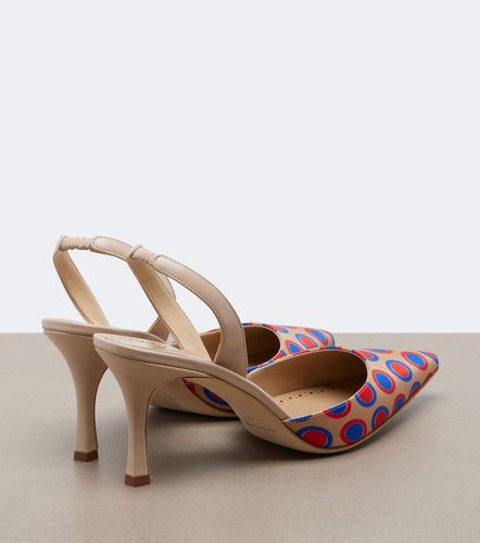Escarpins slingback Carolyne à pois - Manolo Blahnik - Modalova