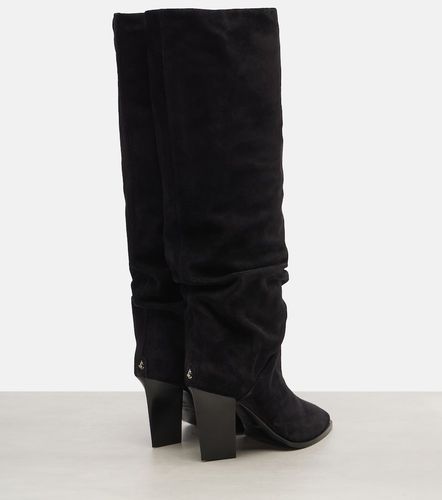 Jimmy Choo Bottes Hart 85 en daim - Jimmy Choo - Modalova