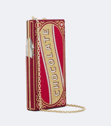 Pochette Candy Bar Milk Chocolate à cristaux - Judith Leiber Couture - Modalova