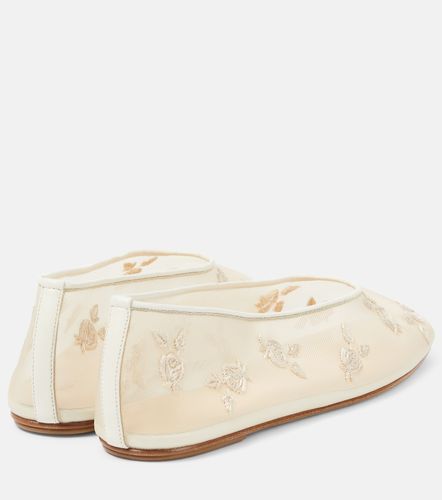 Ballerines brodées en résille - Magda Butrym - Modalova