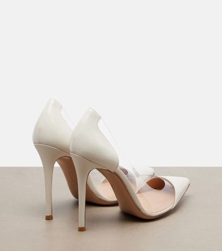Escarpins Plexi en cuir verni et PVC - Gianvito Rossi - Modalova