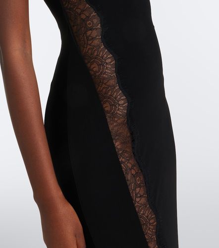 Robe longue à découpes et dentelle - Nensi Dojaka - Modalova