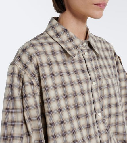 Ganni Chemise à carreaux en coton - Ganni - Modalova