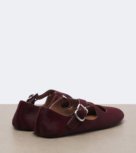 Alaïa Ballerines en cuir façon poulain - Alaia - Modalova