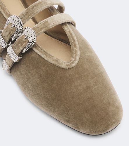 Le Monde Béryl Ballerines Claudia en velours - Le Monde Beryl - Modalova