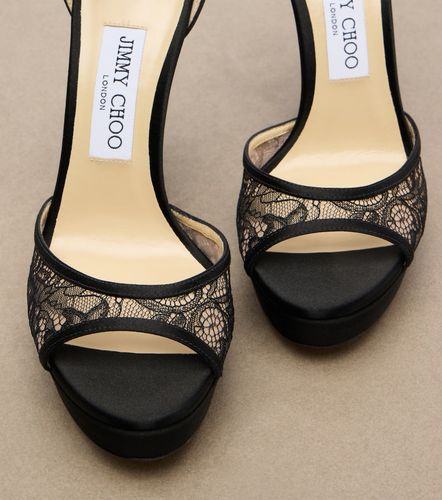 Sandales Pattie à plateau en dentelle - Jimmy Choo - Modalova
