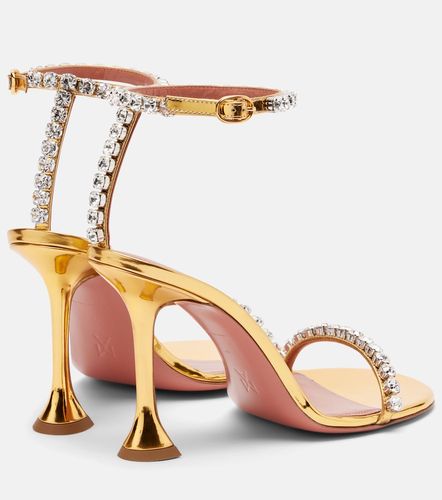 Sandales Gigi 95 en cuir à ornements - Amina Muaddi - Modalova