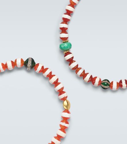 Set de 2 bracelets en or 18 ct avec pierres précieuses - Ileana Makri - Modalova
