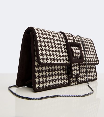 Pochette Maycap à motif pied-de-poule - Manolo Blahnik - Modalova
