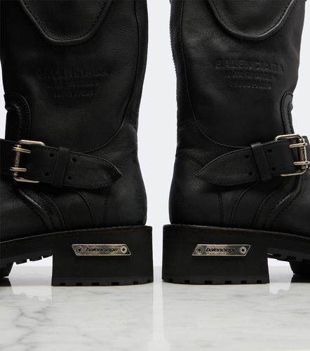 Bottines de combat Venom en cuir - Balenciaga - Modalova