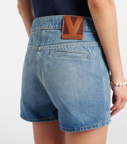 Short VGold à taille mi-haute en jean - Valentino Garavani - Modalova
