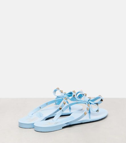 Tongs Rockstud en PVC - Valentino Garavani - Modalova