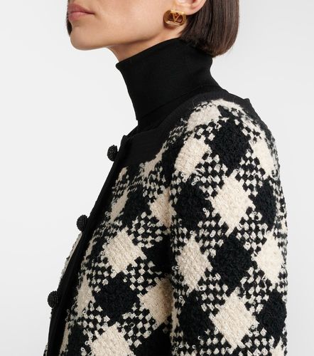 Veste en tweed à carreaux - Valentino Garavani - Modalova
