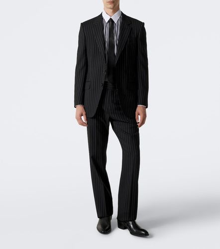 Pantalon droit en laine à rayures - Tom Ford - Modalova