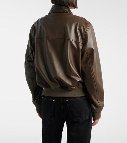 Veste en cuir Intrecciato - Bottega Veneta - Modalova